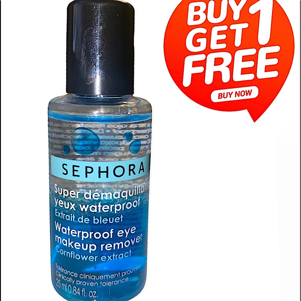2 BOTTLES! Sephora COLLECTION Waterproof Eye Makeup Remover 25mL